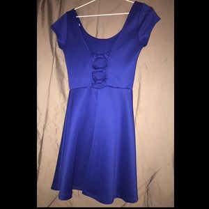 Charlotte Russe Navy Bow Dress